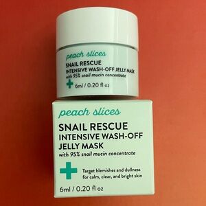 5 for $25! Peach Slices Snail Rescue Intensive Jelly Mask